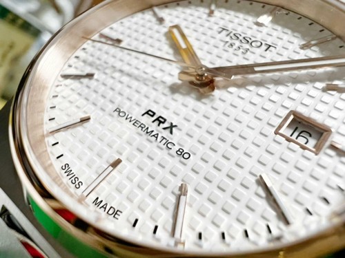 TISSOT PRX Powermatic 80 Pink Gold 
