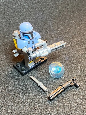 LEGO Star Wars Paz Vizsla CUSTOM Gatling Blaster, Shield