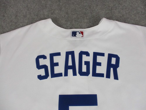 Corey Seager Los Angeles Dodgers Baseball Trikot Herren XL weiß blau Nike MLB - Bild 2 von 15