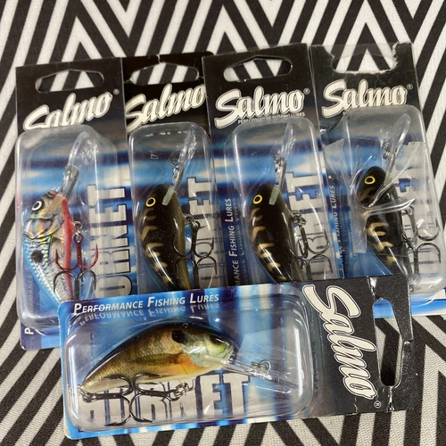 (5) Salmo Hornet 5F Crankbaits H5F 2" 1/4oz  Floating - See Pictures!