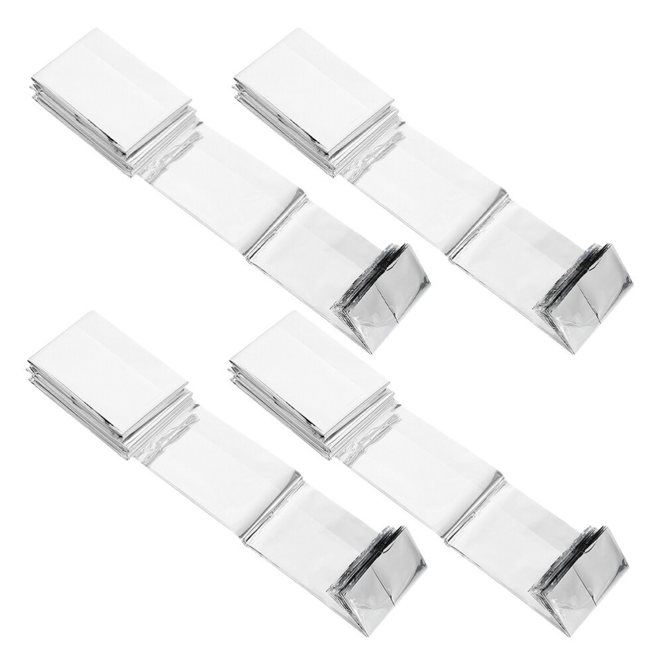 4Pcs Rescuing Blanket Emergency Blanket Camping Supplies Survival Warm