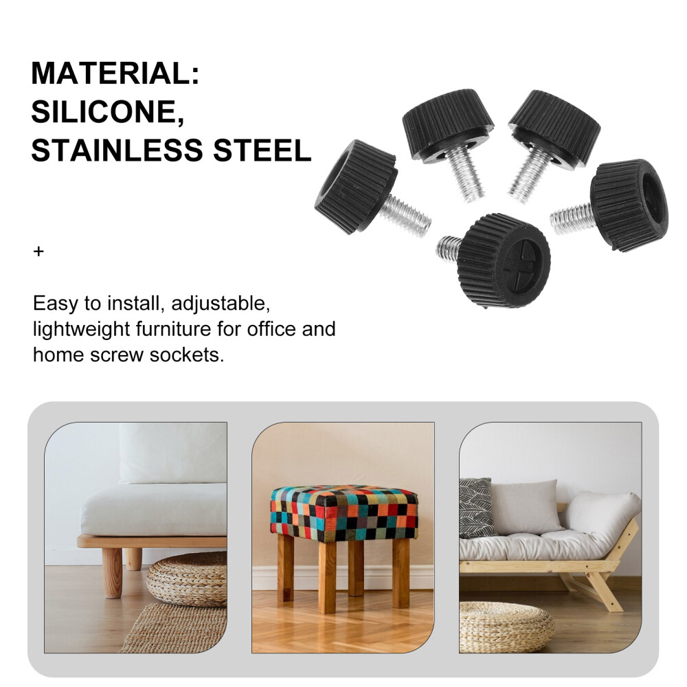 80 Pcs Heavy Duty Leveling Feet Adjustable Furniture Metal Desk Legs