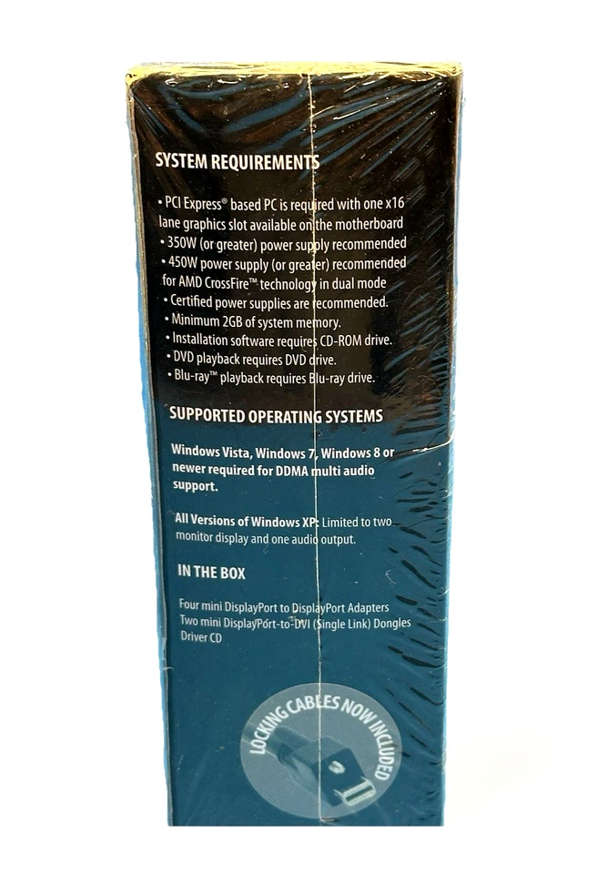 VisionTek 900614 Video Card Radeon HD 7750 Eye 6 NEW/SEALED NOS 2GB  4K Free S&H - Image 4 of 4