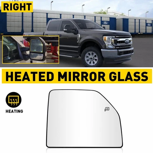 For 2015-2022 FORD SUPER DUTY F250 F350 F450 F550 Mirror Glass w/ Heated Funtion
