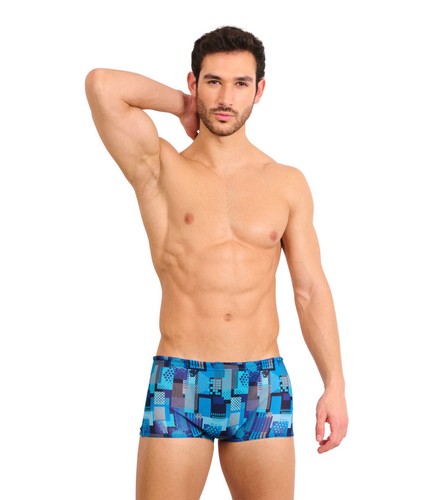 Traje de baño para hombre Kiniki Tan Through impermeable al sol, hipster corto. - Imagen 103 de 115