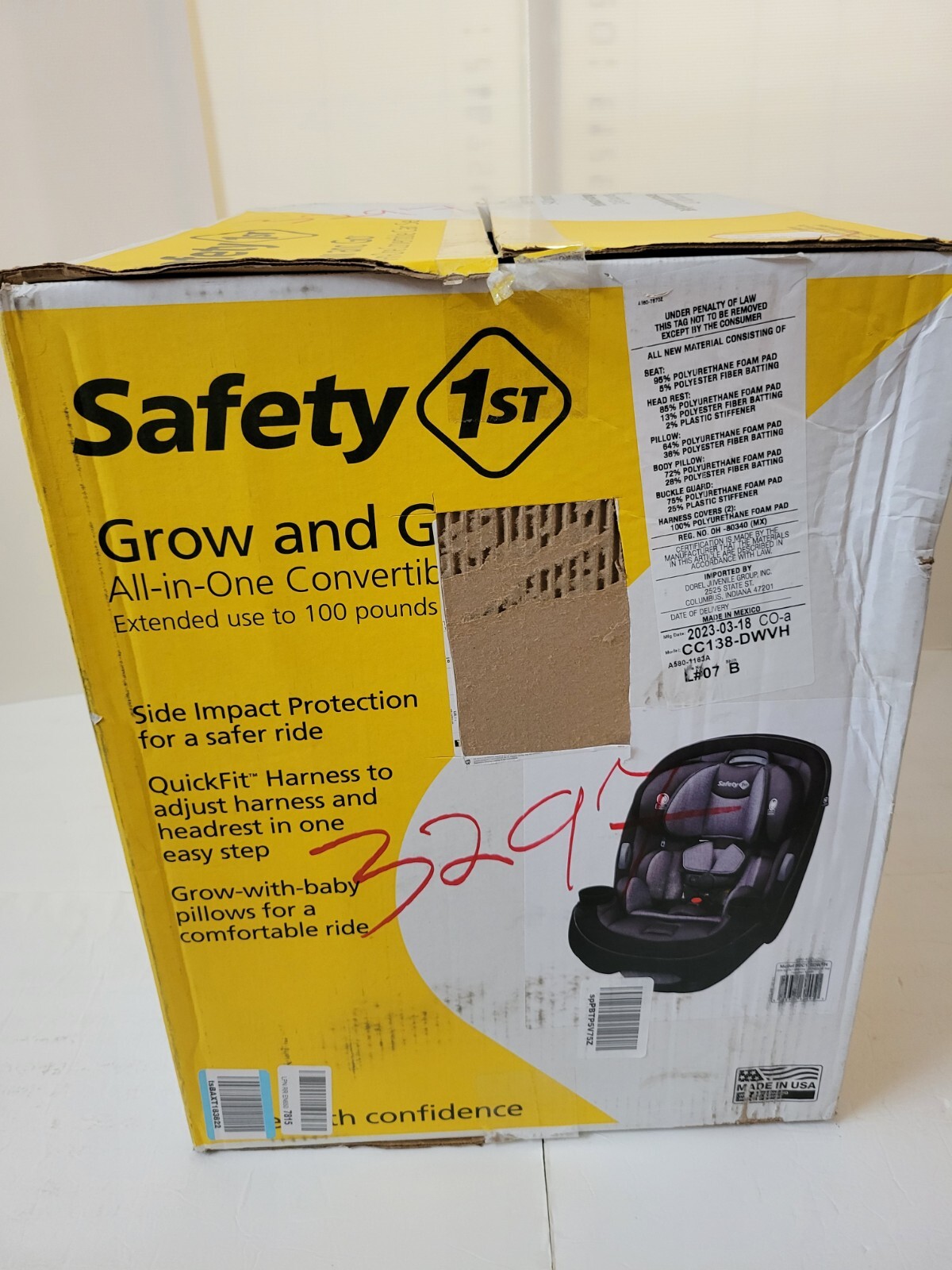 Safety 1st Grow and Go AllinOne Convertible Car Seat eBay