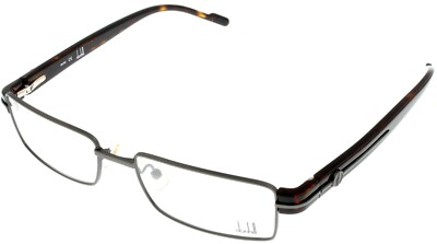 Dunhill Optical Eyewear Frame Men Ruthenium Havana Rectangular DU99 03