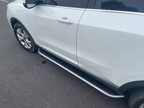 Fits for Porsche Cayenne 2011-2017 Running Board Side Step Nerf Bar Black 2PCS - Picture 5 of 8