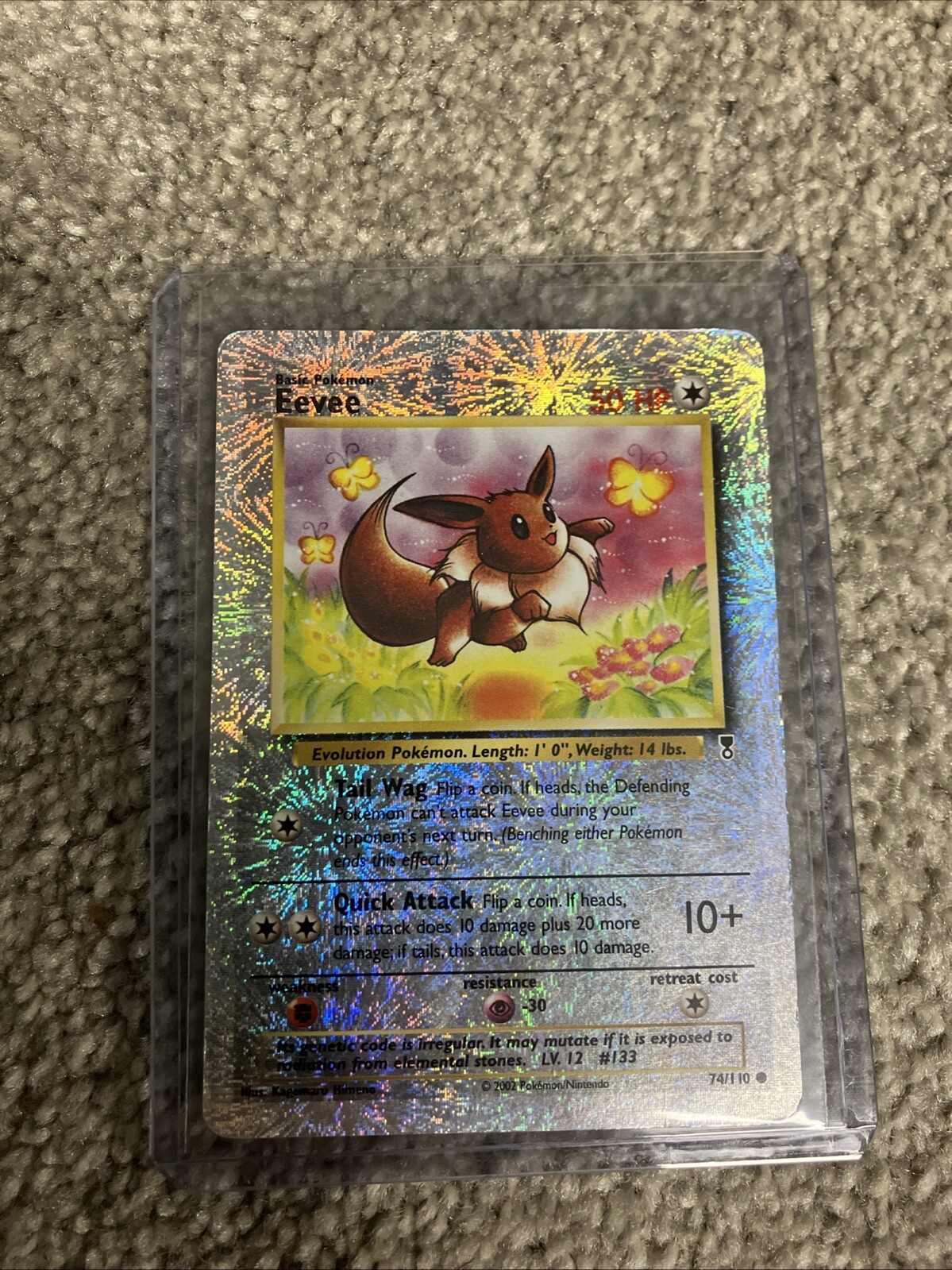 Pokemon Eevee 74/110 Reverse Holo Legendary Collection - IMCA