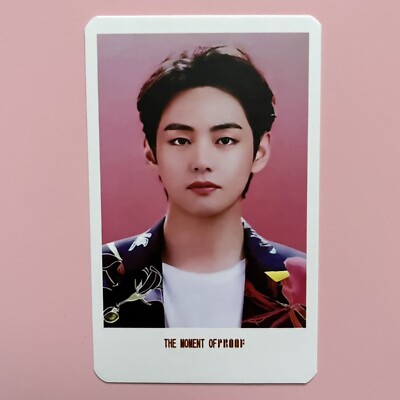 Unofficial BTS Taehyung Moment Of Proof Collector's Edition photocard. V Bangtan
