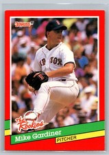 Mike Gardiner 1991 Donruss The Rookies BASEBALL #46 Boston Red Sox