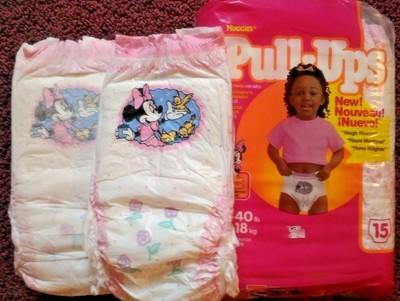Vintage 1999 Minnie Mouse Huggies Pull 