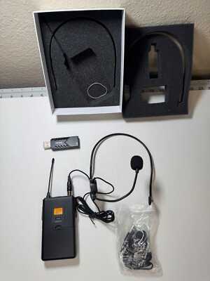 Wireless Microphones for Computer,USB Wireless Microphone System for PC and Mac