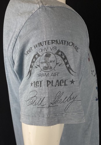 Carroll Shelby Official Licensed 1968 1/2 GT 428 Super Stock Cobra Jet T Shirt L - Picture 3 of 8