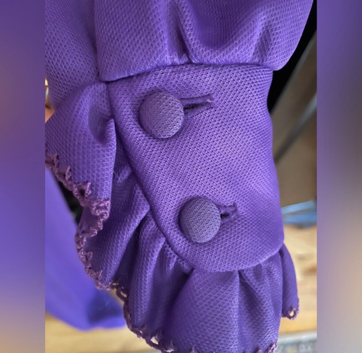 purple vintage victorian style dress - image 4