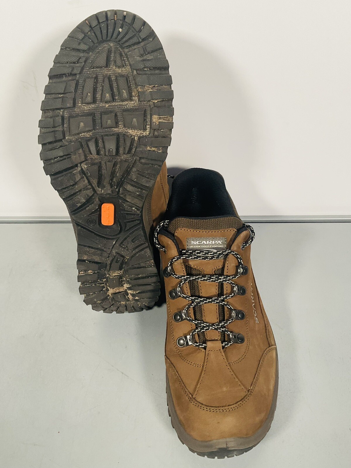 Scarpa Cyrus GORETEX® Brown Men's UK11 Walking Shoes Used RRP £165 eBay