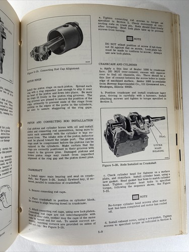 1972 Johnson 4 HP OMC Outboard Shop Manual JM-7202 FREE 1ST CLASS MAIL - Picture 11 of 12