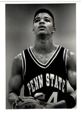 1992 TYPE 1 PHOTO by MITCHELL LAYTON of PENN NITTANY LIONS FORWARD - DERON HAYES