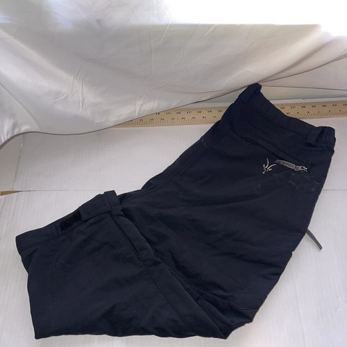 Ibex Damen Capri Leggings schwarz Wollmischung Größe 38 / Unisex