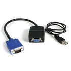 StarTech ST122LE 2 Port VGA Video Splitter - USB Powered - 1xHD-15 Video In