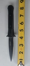 Black Legion Cyclone Assisted Open Stiletto Spear Blade Folding Pocket Knife