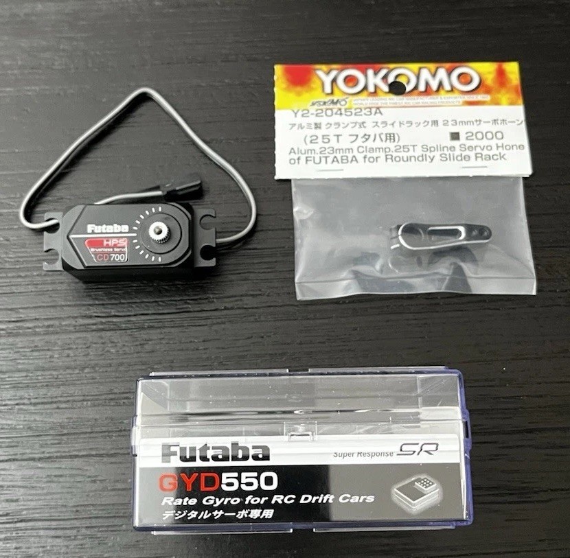 Team AD Chassis kit, DDSS-Shark Bulkhead, Futaba CD700 Servo