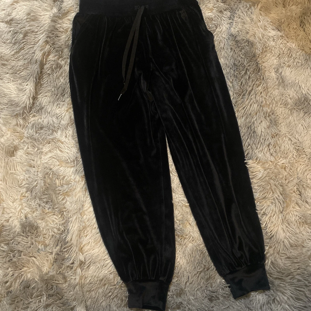 Bas Bikini En Velour Noir Victoria's Secret Taille M (38/40) - Avec Découpes (cut-outs), Neuf Avec étiquettes
