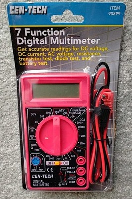 CENTECH (7) FUNCTION DIGITAL MULTIMETER ~NEW IN PACKAGE~ EXCELLENT!