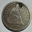 1877 Seated Liberty Quarter - Nice Coin