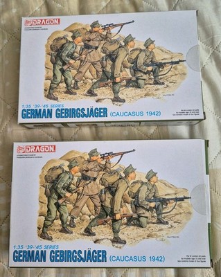 Dragon modells German Gerbigsjäger Caucasus 1942 1:35 '39-'45 Series 6045 1995 