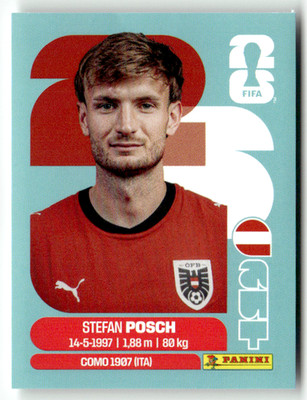 Panini 2026 World Cup WM America Sticker No. AUT 7 Stefan Posch Österreich