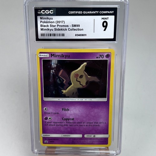 Mimikyu graded CGC 9 for sale on eBay