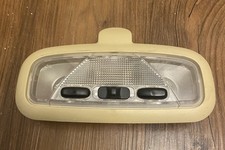 2000-2007 Ford Focus Tan Front Overhead Front Center Dome Roof Map Light Oem 2000-2007 Ford Focus Tan Front Overhead Front Center Dome Roof Map Light Oem