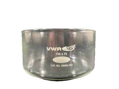 VWR Glass Crystallizing Storage Petri Dish 150 x 75 1200mL CAT No. 89000-294