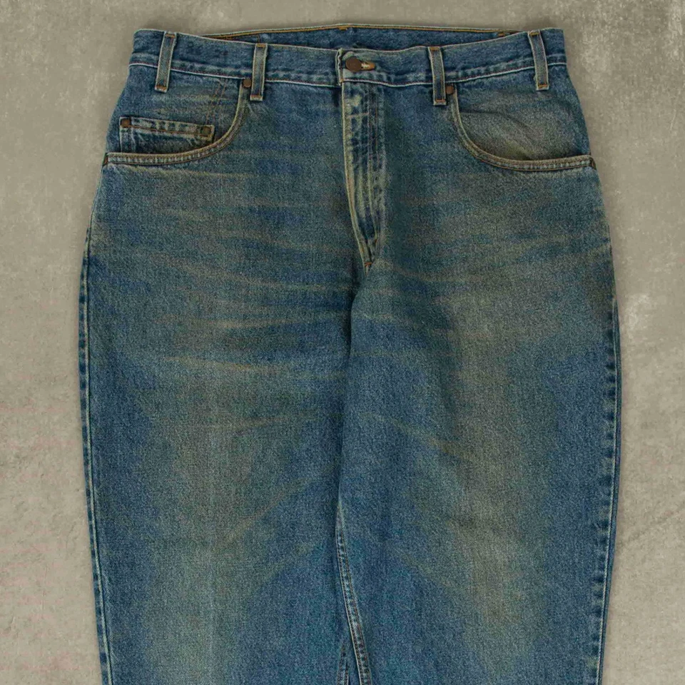 Levi's Vintage 90s 545 Relaxed Loose Fit Jeans W34 L30 Men's Blue Denim - Image 3 of 4