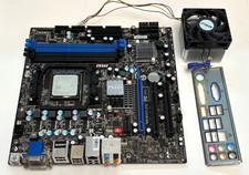 MSI 760GM-E61 Motherboard mATX Micro ATX & AMD Phenom II X6 1075T CPU Fan Combo