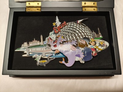 DISNEY WDW EPCOT FIGMENT DREAMFINDER PINOCCHIO SUPER JUMBO PIN IN BOX LE 1000