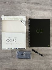 Rocket Book Core Smart Reusable Notebook 8.5x11 w/ Pen Towel