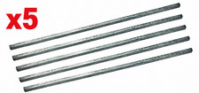 5-Pk Make-A-Key - Shaft Key Stock - 3/8" x 3/8" x 15.5" Carbon Steel Zinc