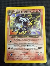 Pokemon Dark Houndoom 7/105 Neo Destiny Holo Rare Card MP Vintage