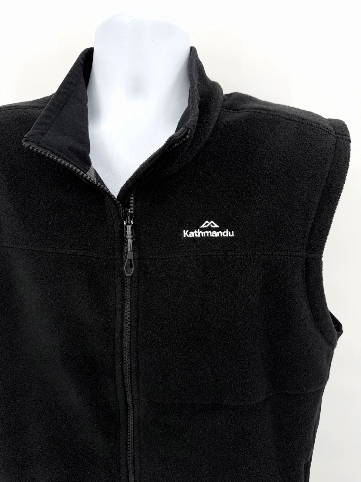Kathmandu Men's XL Fleece Vest Full Zip Solid Black Outdoor Hiking Lightweight
Opens in a new window