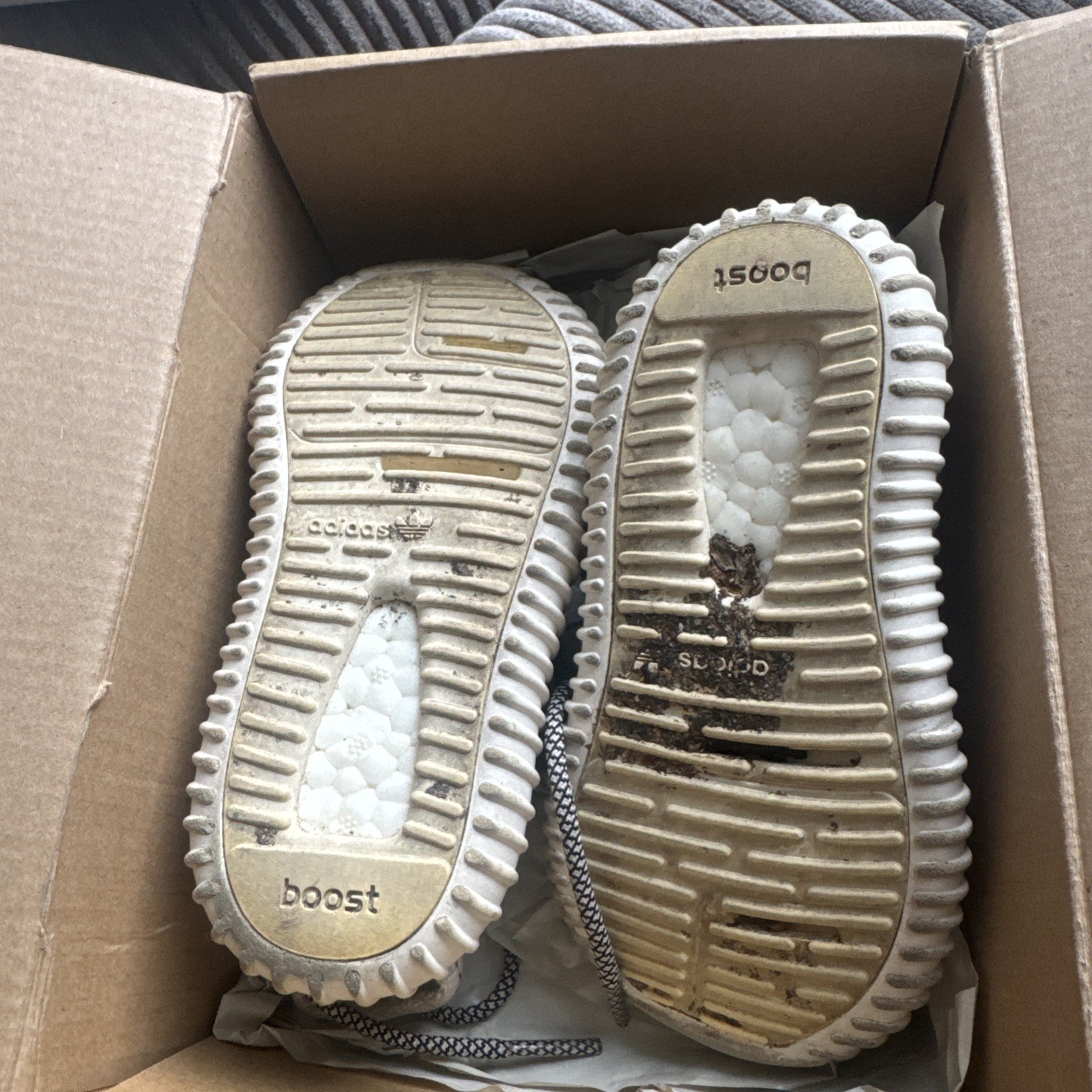 Adidas Yeezy Boost 350 Infant Turtle Dove BB5354 BABY V1 A size 6C 2016 thumbnail 2