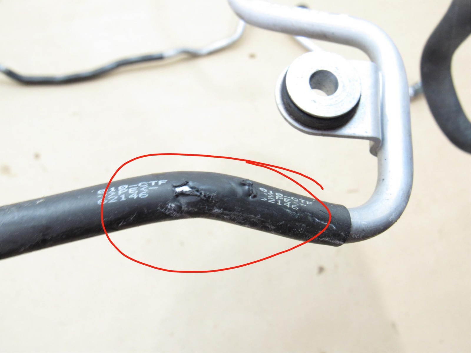 Bentley Continental GT 2012 Power Steering Pipe Line Hose Set 2 PCS 11-18 ;#3