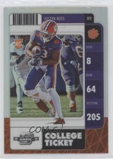 2022 Chronicles Draft Picks Contenders Optic Silver Prizm Justyn Ross #28 0wp8