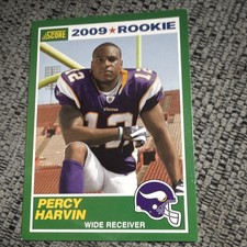 Donruss 2009 Score Percy Harvin Rookie 20th Anniv Insert #8 Vikings NFL Card. rookie card picture