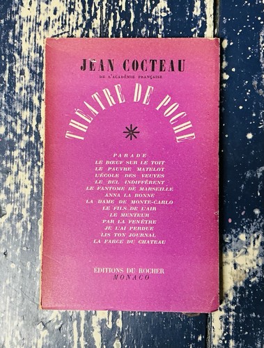 12 JEAN COCTEAU LES ENFANTS TERRIBLES RARE FRENCH PB BOOKS ART THEATRE MUSIC LOT - Imagen 11 de 24