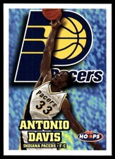 Antonio Davis 1997-98 Hoops #66 Pacers NBA READ FREE SHIPPING AutographDen