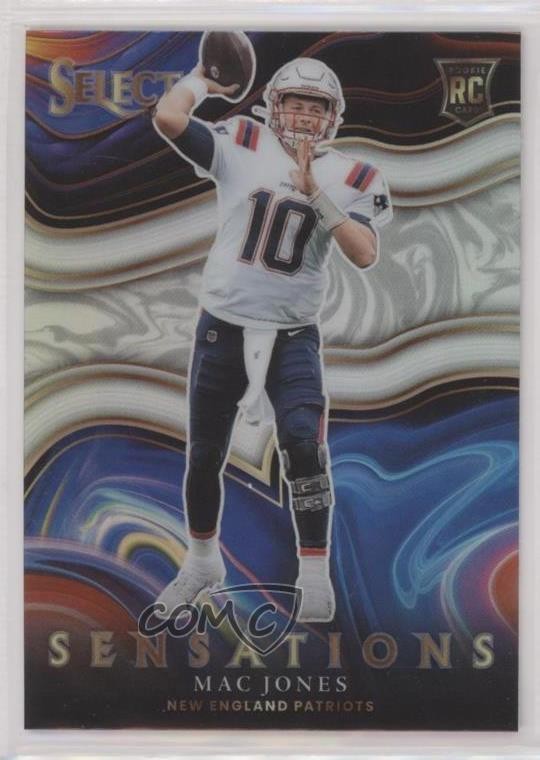 2021 Panini Select Sensations Silver Prizm Mac Jones #SEN-10 7k1