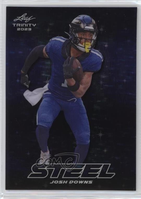 2023 Leaf Trinity Mega Box Blue Stars & Dots 47/99 Josh Downs Rookie RC 1q2