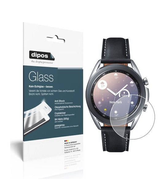 2X Schutzfolie FüR Samsung Galaxy Watch 3 (41Mm) - Anti-Shock 9H Folie Dipos-image